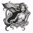 Lilith tattoo design idea