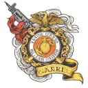Marine Corps tattoo design idea