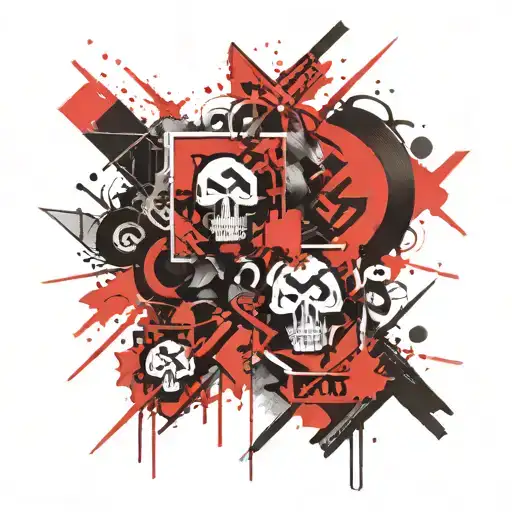 swastika tattoo design idea