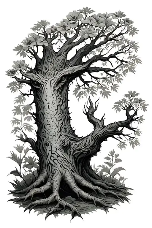 erdtree tattoo design idea