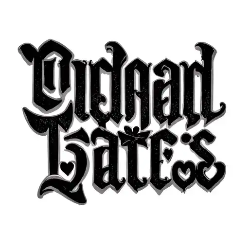 unforgettable written in font and small love heart at the end  tattoo design idea