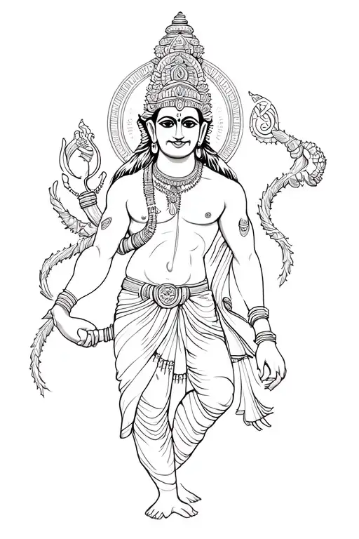 god hanuman tattoo tattoo design idea
