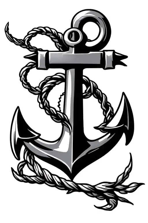 anchor for stability tattoo design idea