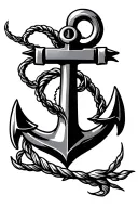 anchor for stability tattoo design idea