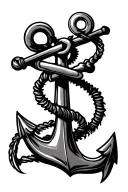 anchor for stability tattoo design idea