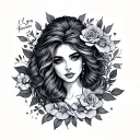 I love you, forever RN tattoo design idea