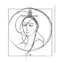 Hecate goddess portrait tattoo design idea
