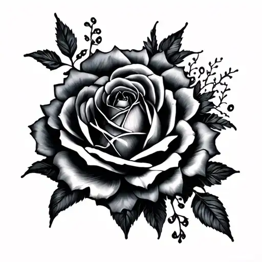 Dark Romance tattoo design idea