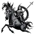 Sagittarius tattoo design idea