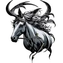 Sagittarius tattoo design idea
