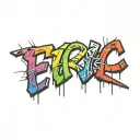 "ERIC" tattoo design idea