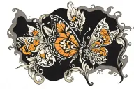 Metamorphosis tattoo design idea