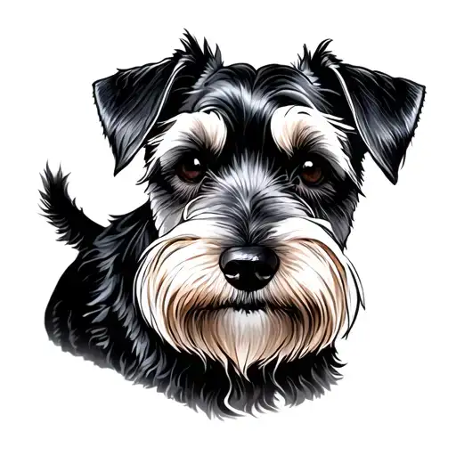 Miniature Schnauzer tattoo design idea