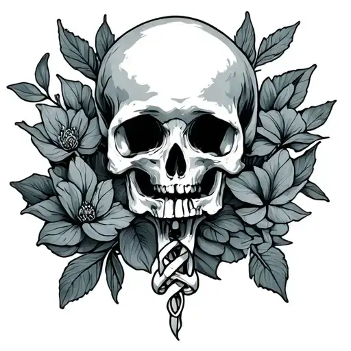 Ovarian Cancer tattoo design idea