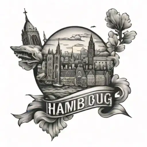 Hamburg tattoo design idea