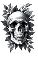 job 38 Bible tattoo design idea