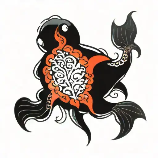 sea ​​life tattoo design idea