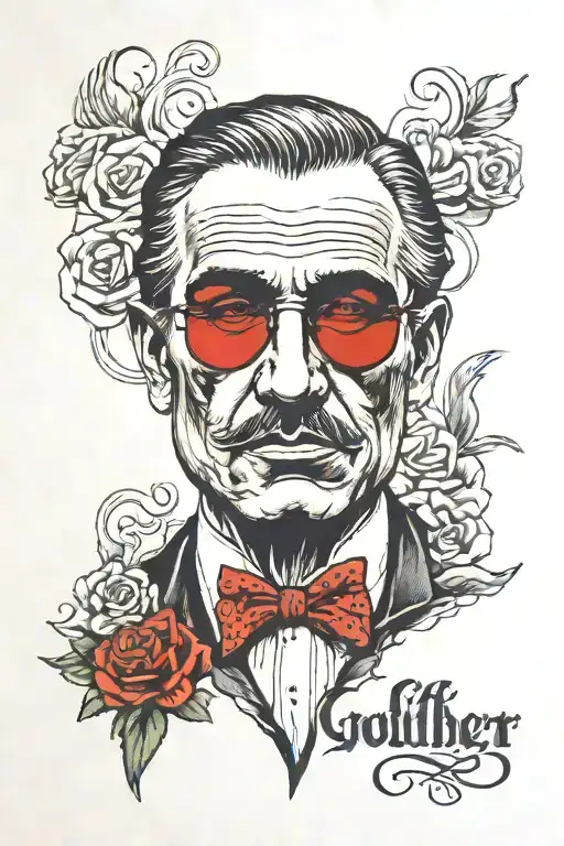 godfather  tattoo design idea