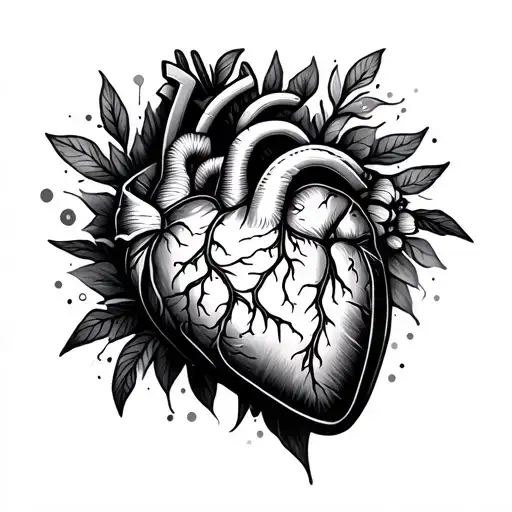 9-13 heart 2-21 tattoo design idea