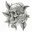 grief tattoo design idea
