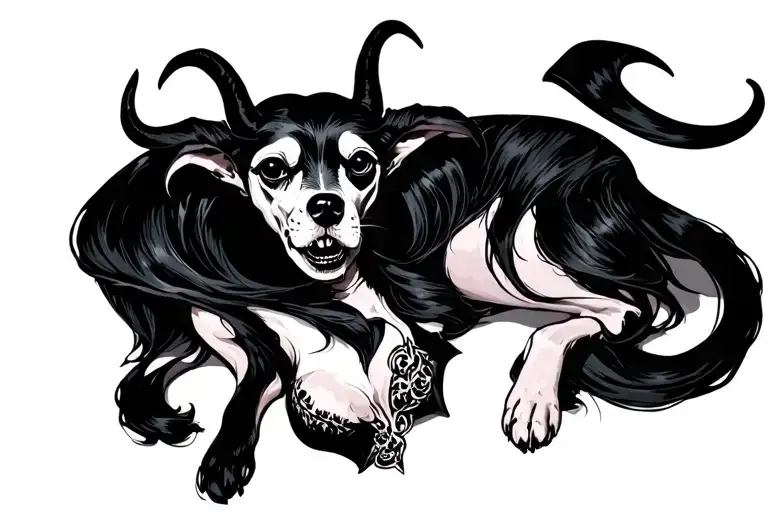 Lord Satan's Sissy Pet tattoo design idea