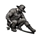 Lineman tattoo design idea