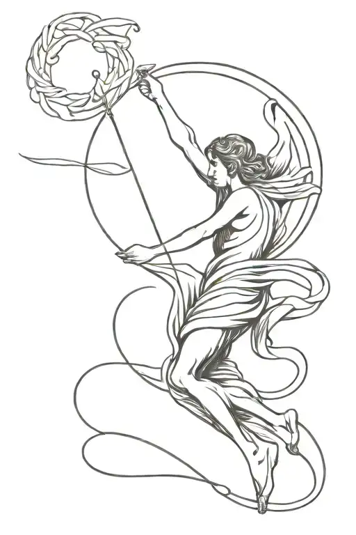 orpheus ascending  tattoo design idea