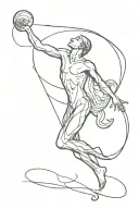 orpheus ascending  tattoo design idea