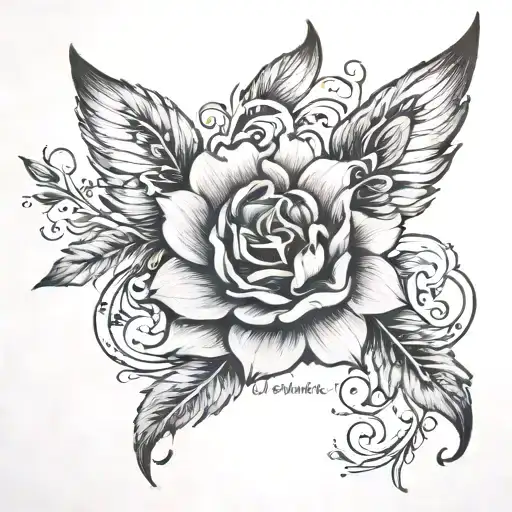bible verse Philippians 4:13 tattoo design idea