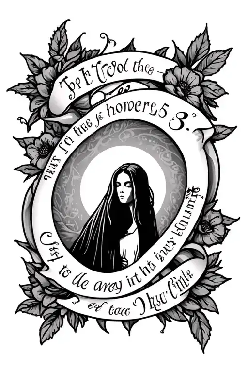 Proverbs 31 tattoo design idea