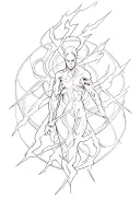 lightning tattoo design idea