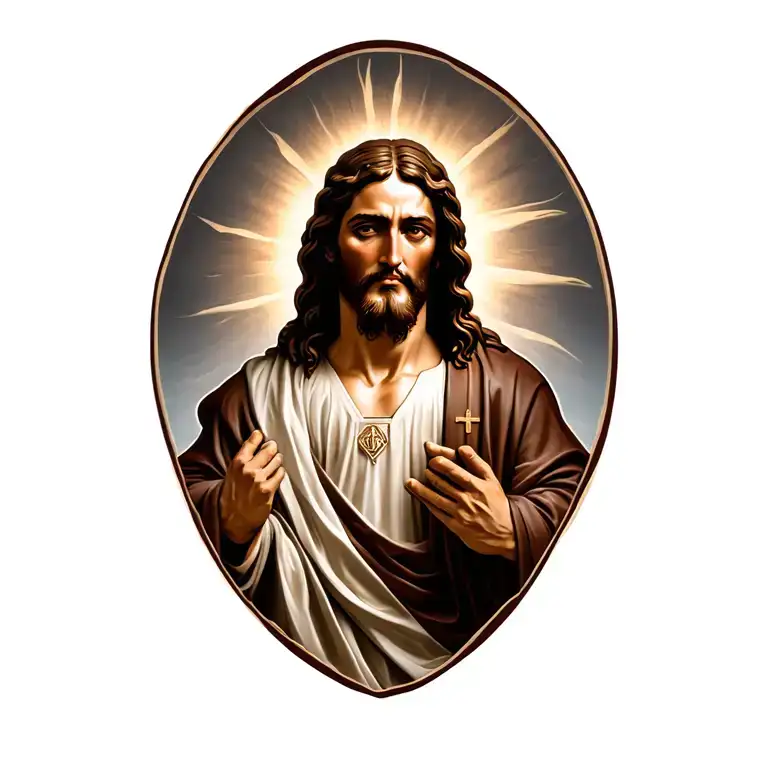 Jesus Christ tattoo design idea