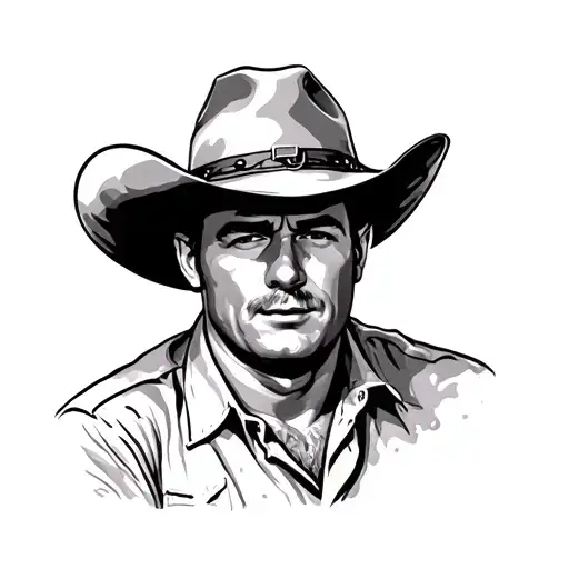 John Wayne tattoo design idea