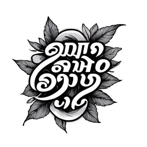 August 10 2015 in Tamil Words tattoo design idea