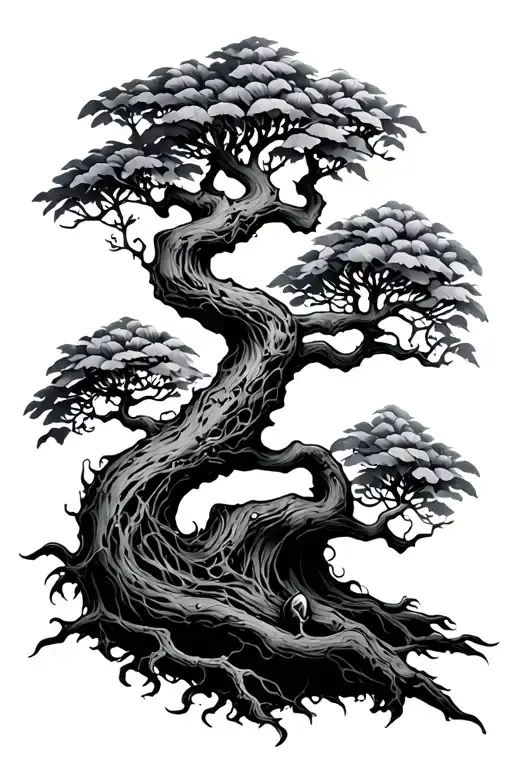 poison tree tattoo design idea