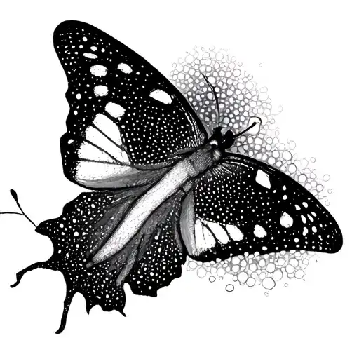 unforgettable with butter fly tattoo design idea