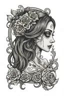 Corpse Bride tattoo design idea