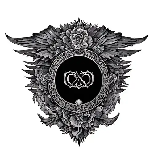 Versace Pattern tattoo design idea