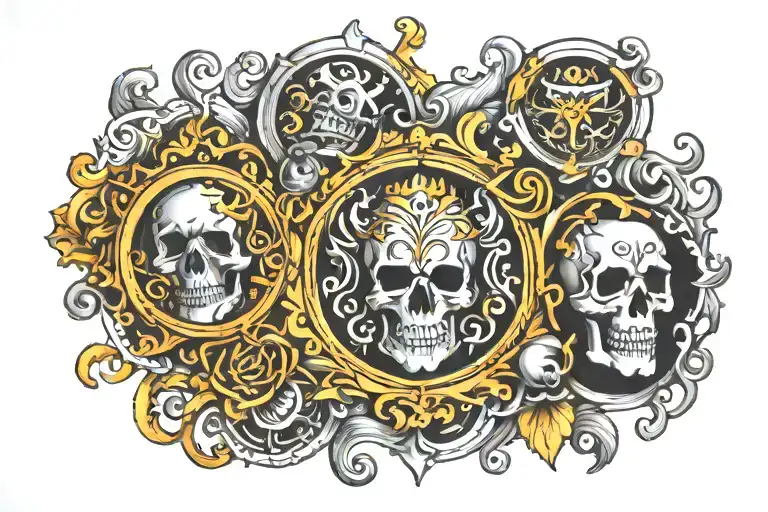 bar 7 tattoo design idea