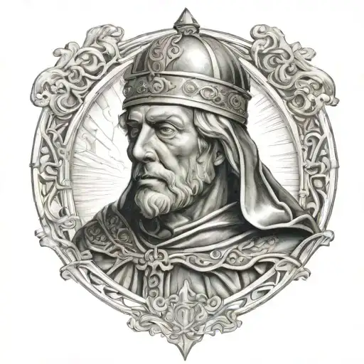 king Baldwin IV of Jerusalem tattoo design idea