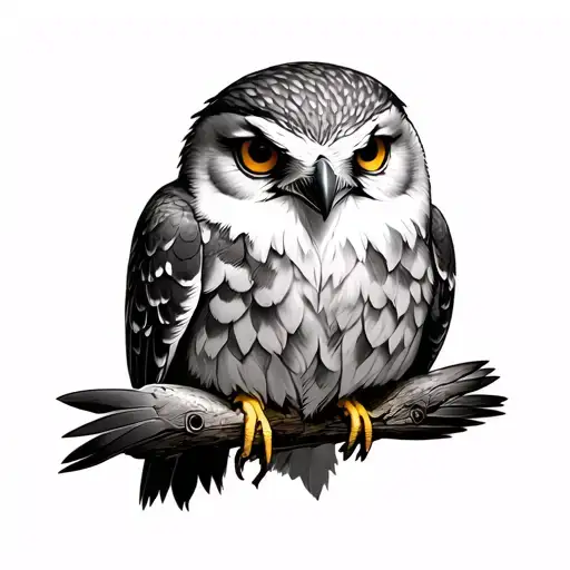 Hedwig tattoo design idea