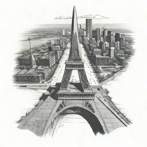 St. Louis arch tattoo design idea