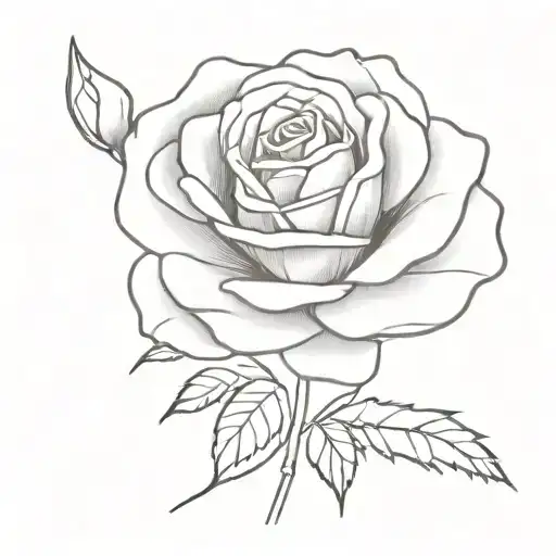 The phrase “I’m Built For This,” a rose, building blocks put in place by family, as a reminder of the strength to honor  tattoo design idea