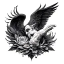 God First tattoo design idea