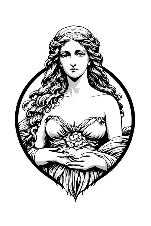 Aphrodite the goddess of love tattoo tattoo design idea