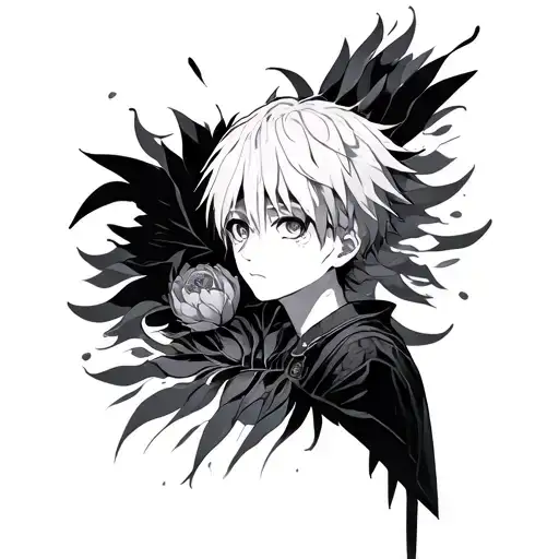 killua zoldyck tattoo design idea