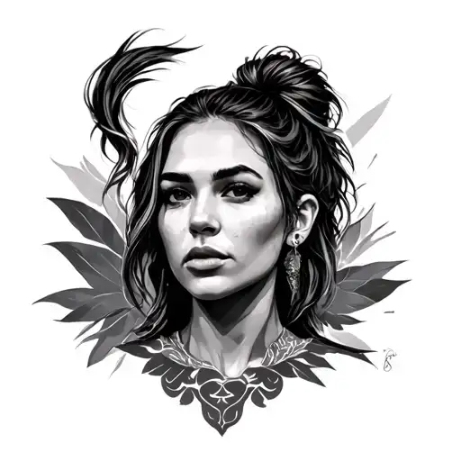 Rhea Ripley tattoo design idea