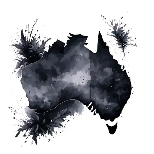 Australia tattoo design idea