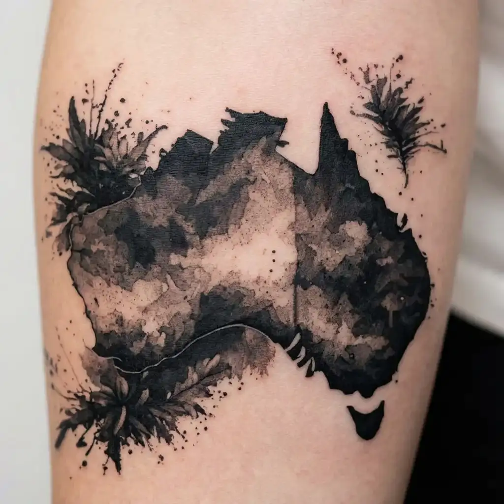 Australia tattoo design idea