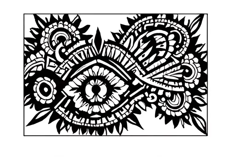 aztec, chicano style tattoo tattoo design idea